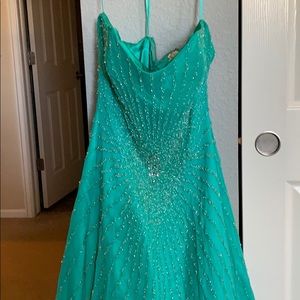 Alyce Designs beaded gown